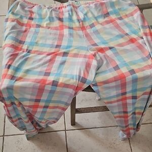Secret Treasures Multicolor Plaid Pajama Pants